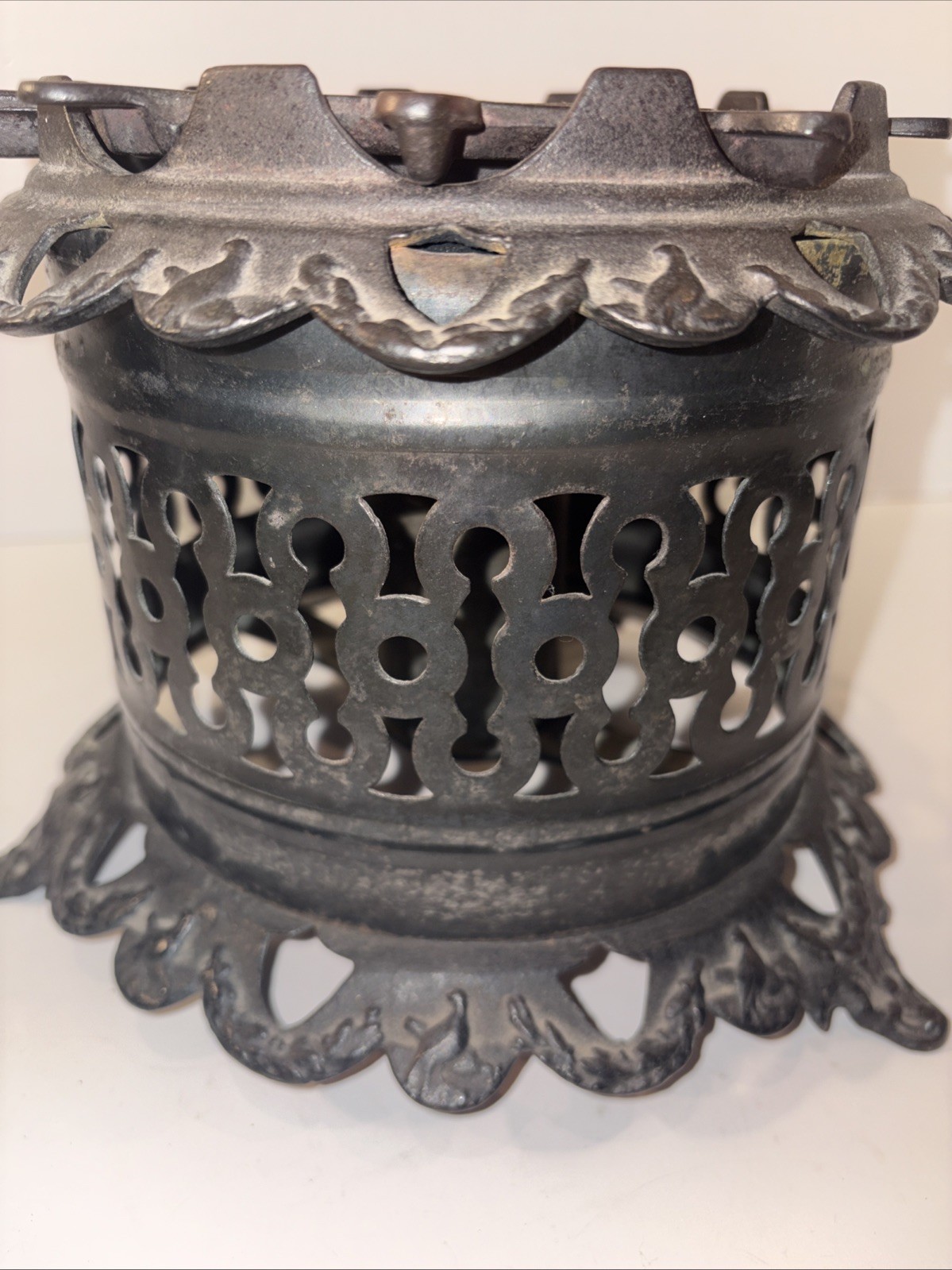 Antique Vulcan Cast Iron Single Burner Stove Hot Plate W/Tifft & Howard Grate