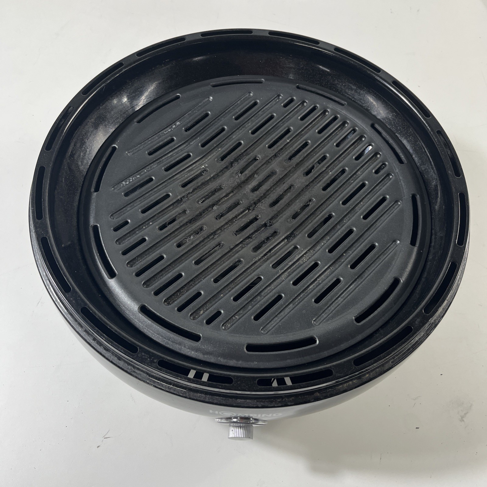 Homping Grill Ultimate Portable Charcoal BBQ Grill Produces Less Smoke black