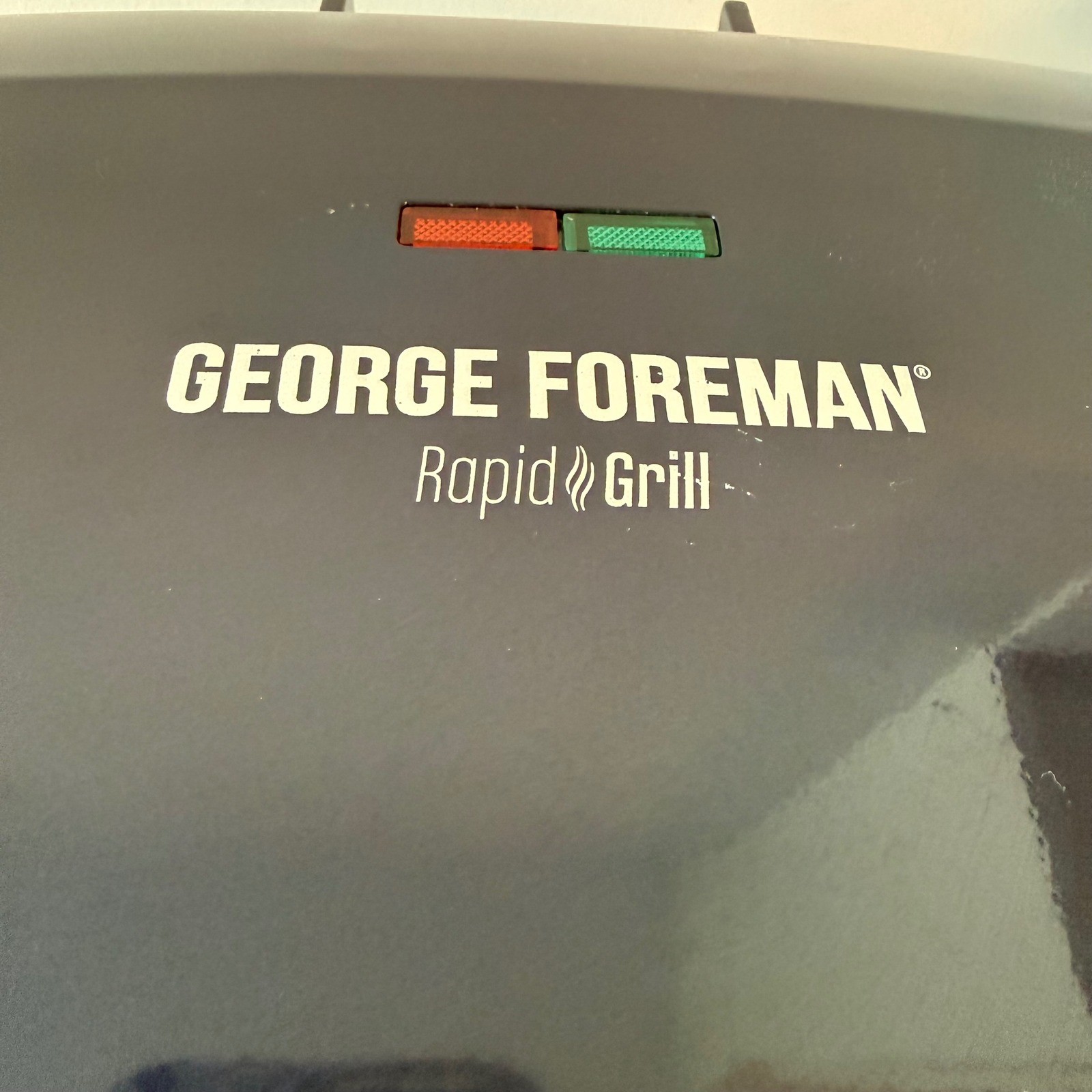 George Foreman Rapid Grill Electric Indoor Panini Press Nonstick Black