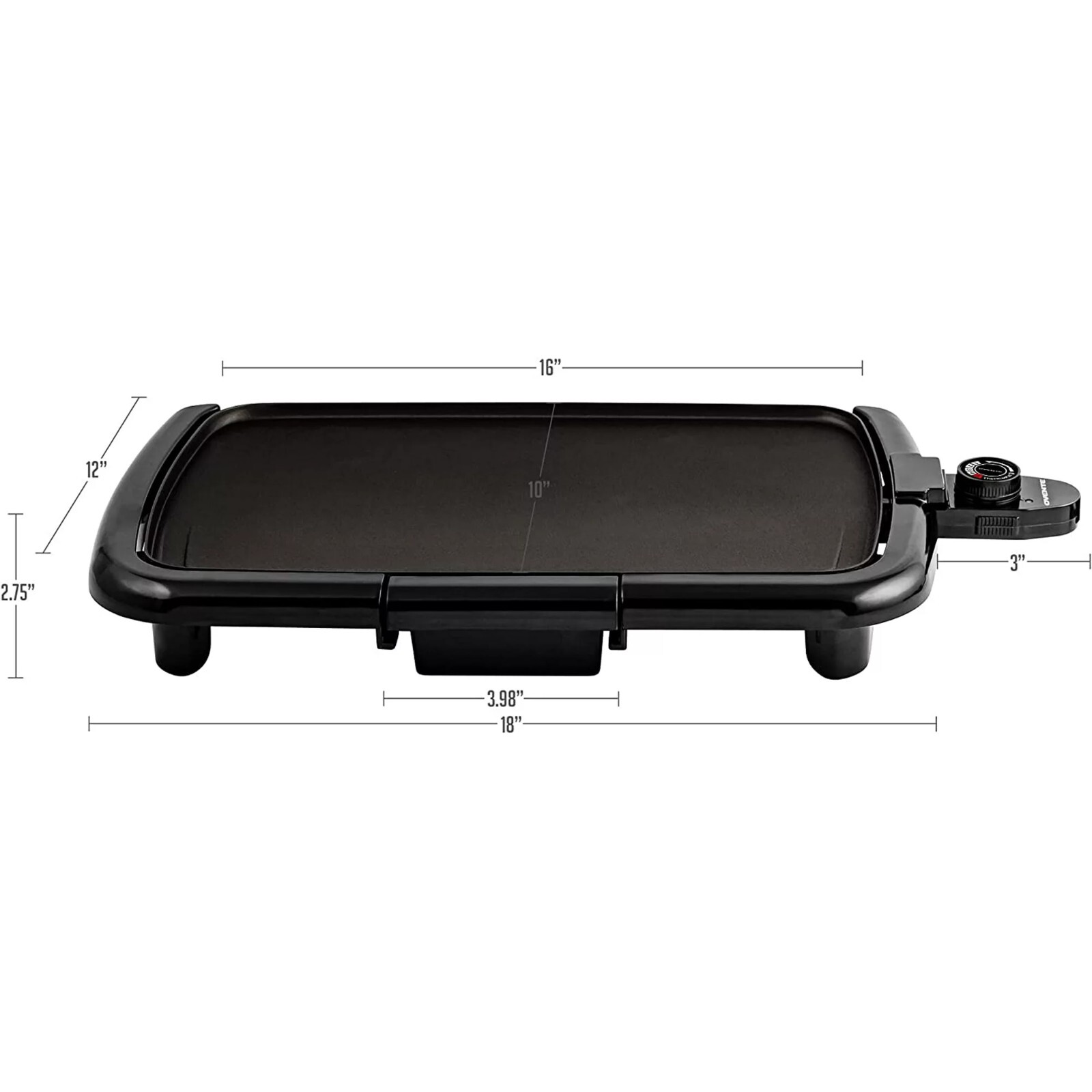 Ovente GD1610CO 16×10″ Nonstick Electric Kitchen Griddle
