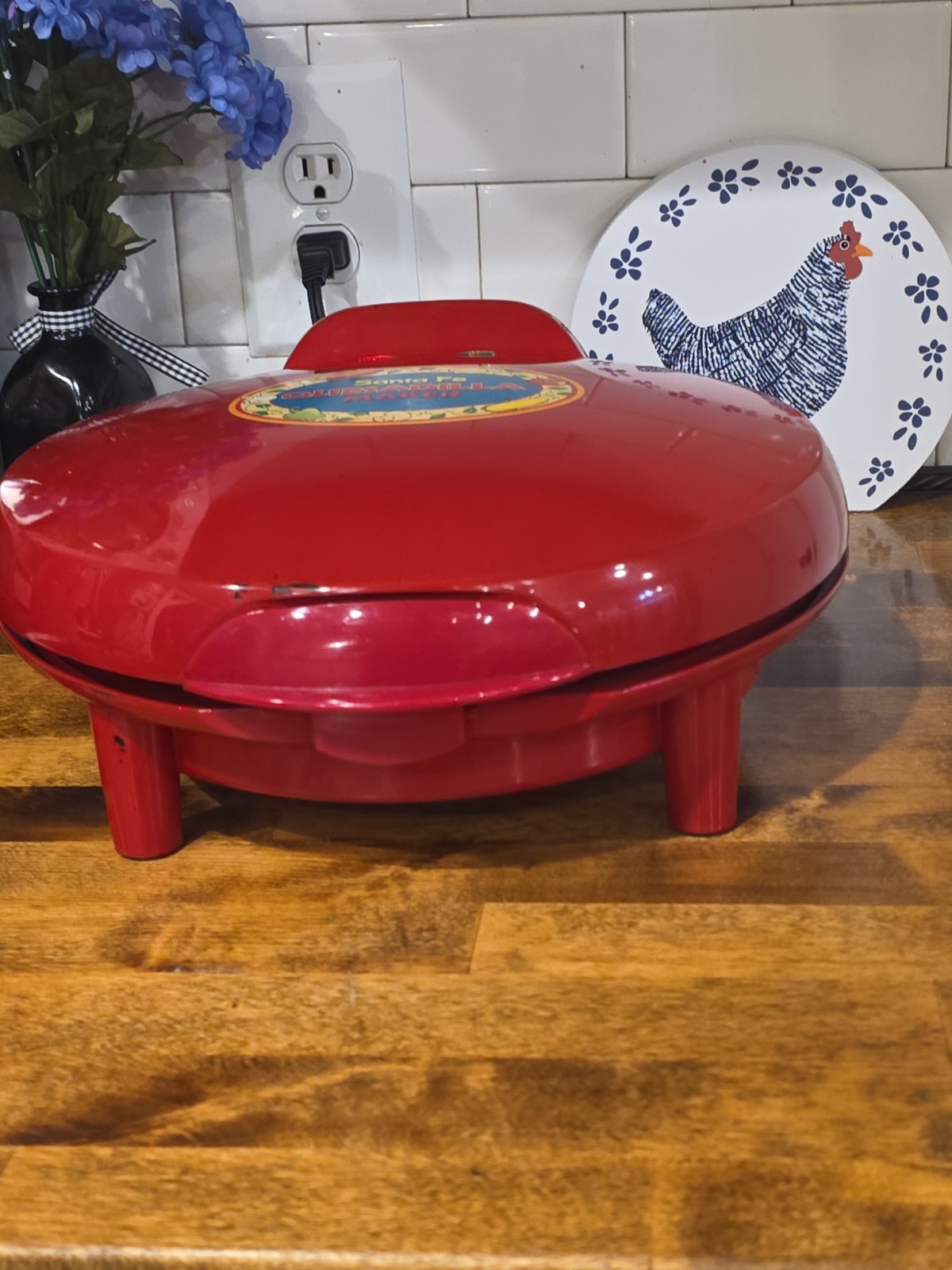 The El Paso Chile Company Red Quesadilla Maker – Used Only a Few Times