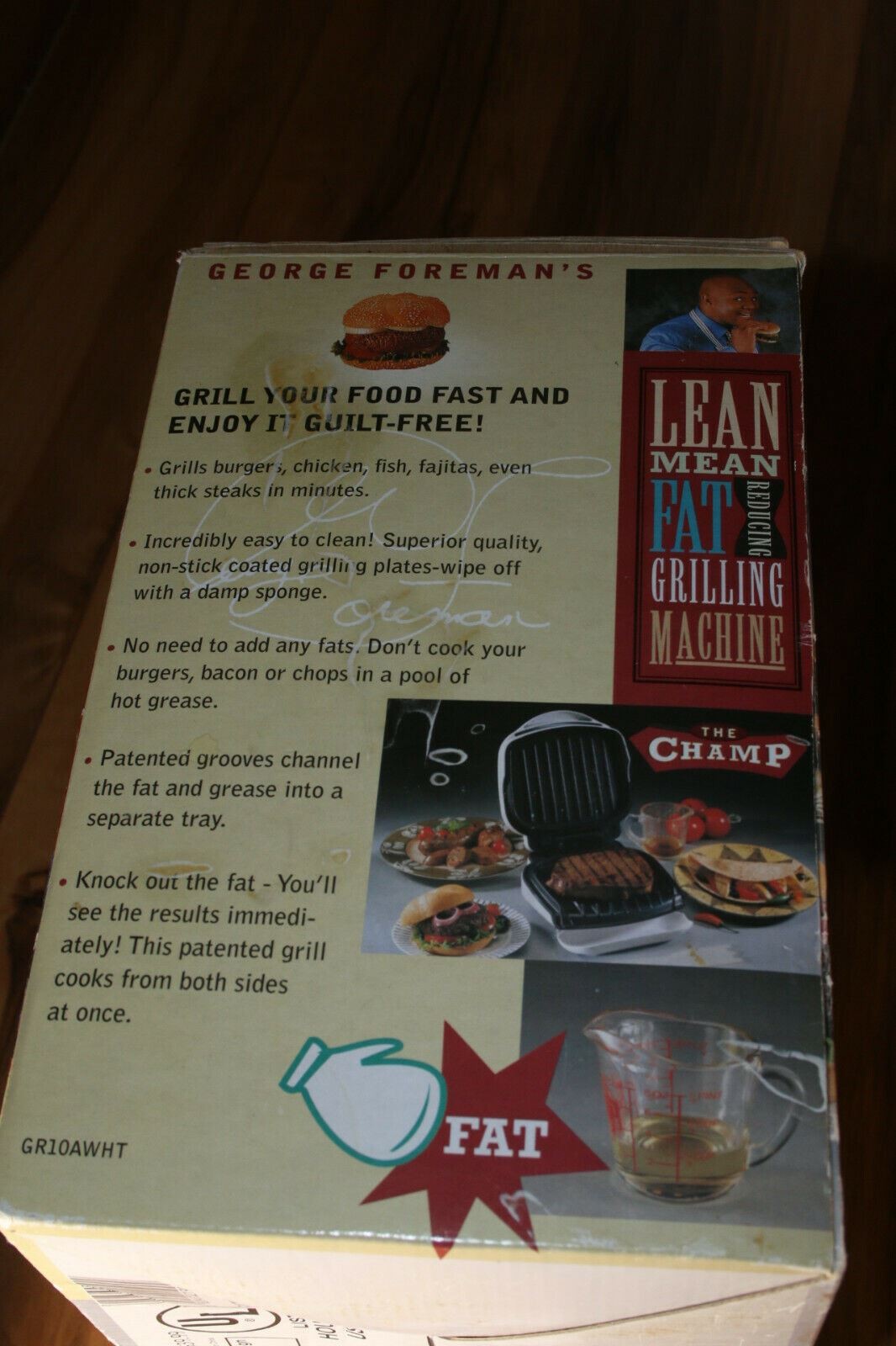 George Foreman Lean Mean Fat Reducing Grilling Machine GR10A White – TESTED