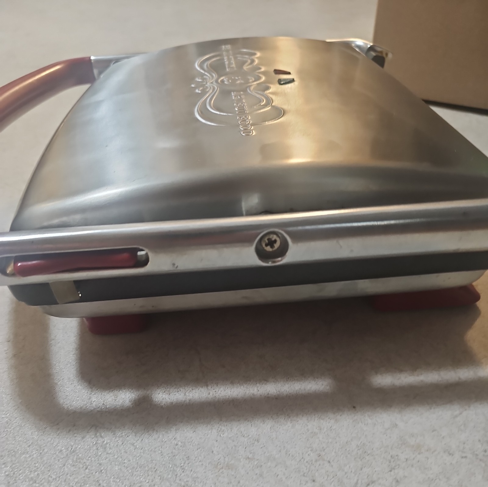 Bella Cucina Artful Food E207393 Panini Grill Sandwich Maker Press