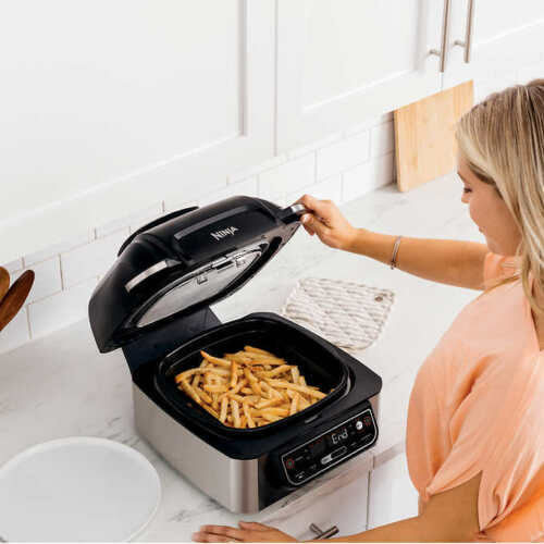 NEW Ninja Foodi Smart 5-in-1 Indoor Grill and Smart Cook System