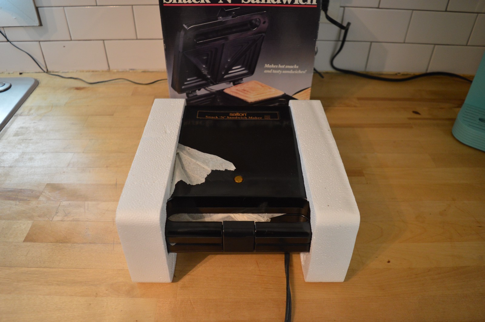 Vintage Salton Snack ‘N’ Sandwich Maker SA-4 120V 760W✅EXCELLENT!