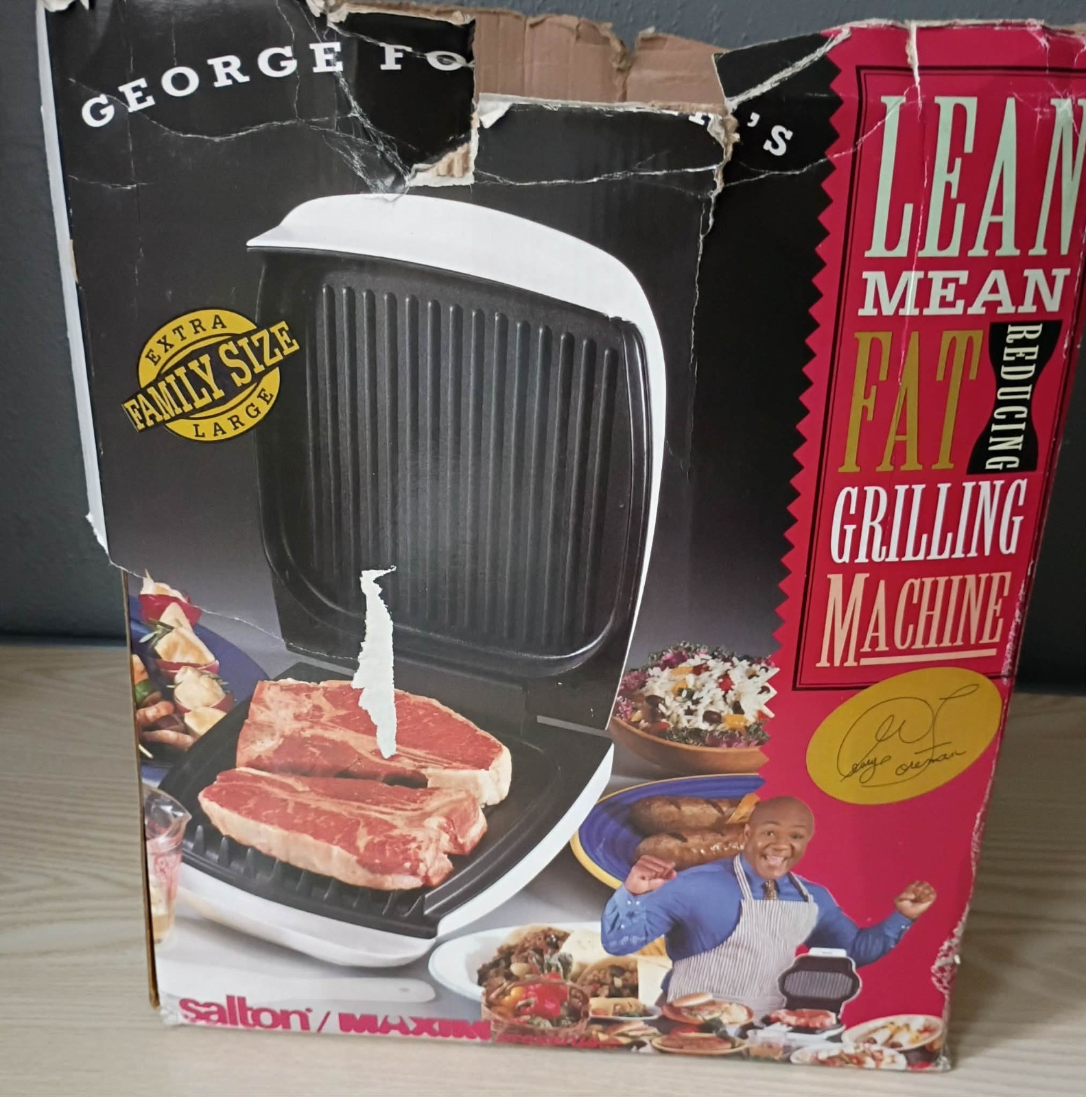 George Foreman GR-20 Lean Mean Fat Reducing Grilling Machine