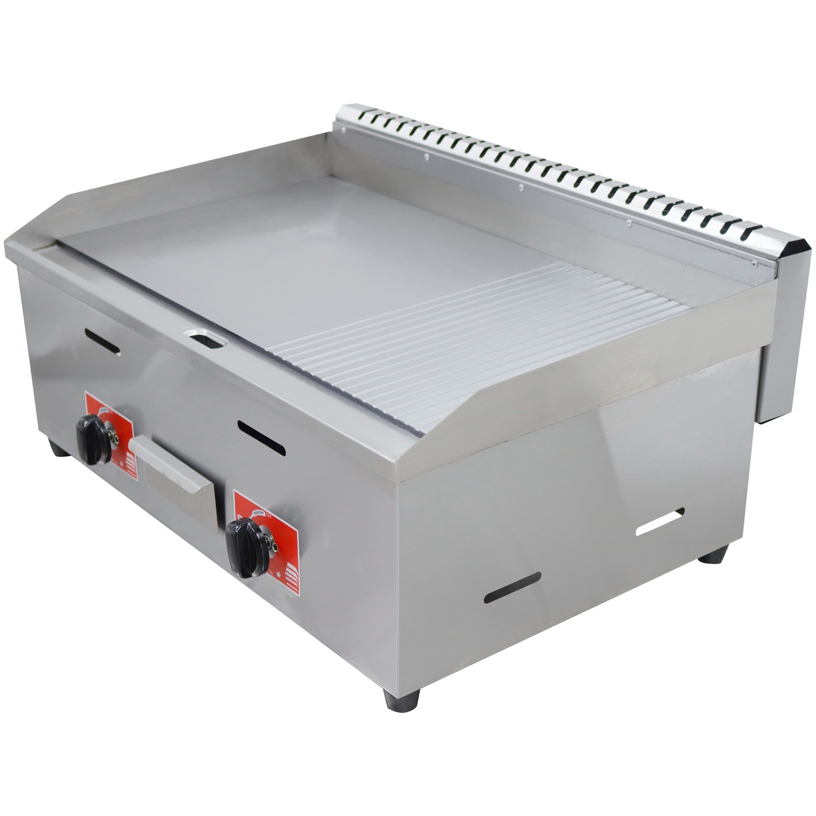Gas Griddle Flat Top Grill 29*16in Table Bbq Grill Griddle Commercial Home Use