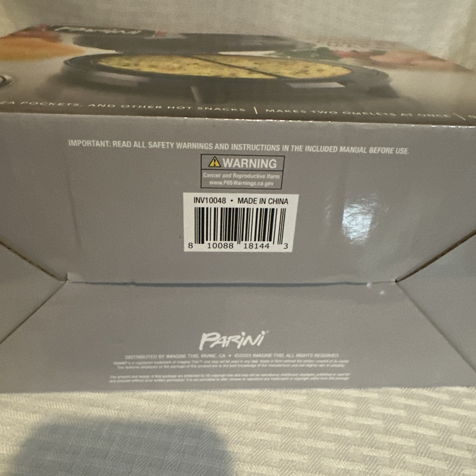 Parini Omelet Maker Electric Non-stick New in Box