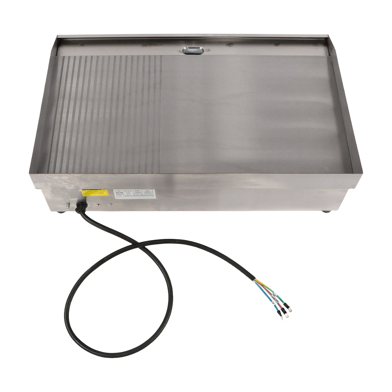 30″ Flat Top Electric Grill 3000W Commercial Griddle Stainless Steel Countertop