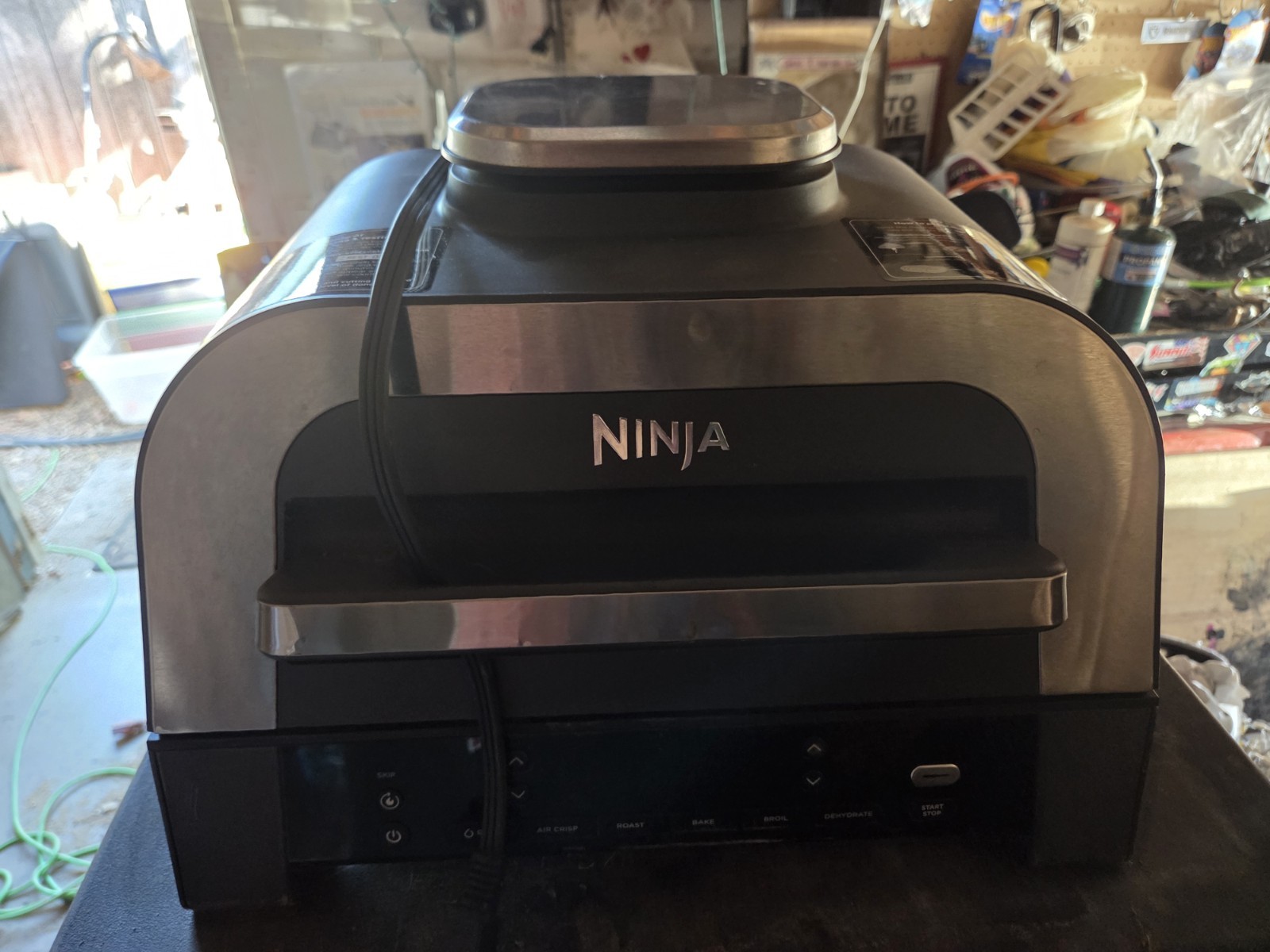 Ninja DG551 Foodi Smart XL 1760W 6-in-1 Indoor Grill Machine – Black/Silver