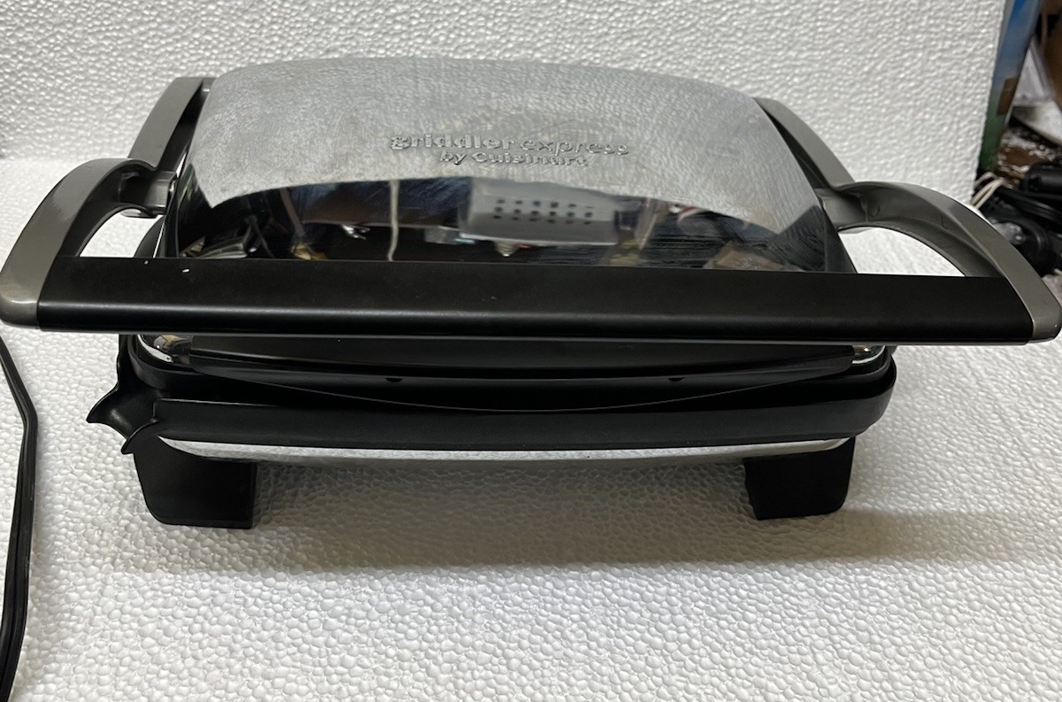 Cuisinart Gp40spGriddler Express Nonstick Electric Stainless Steel Contact Grill