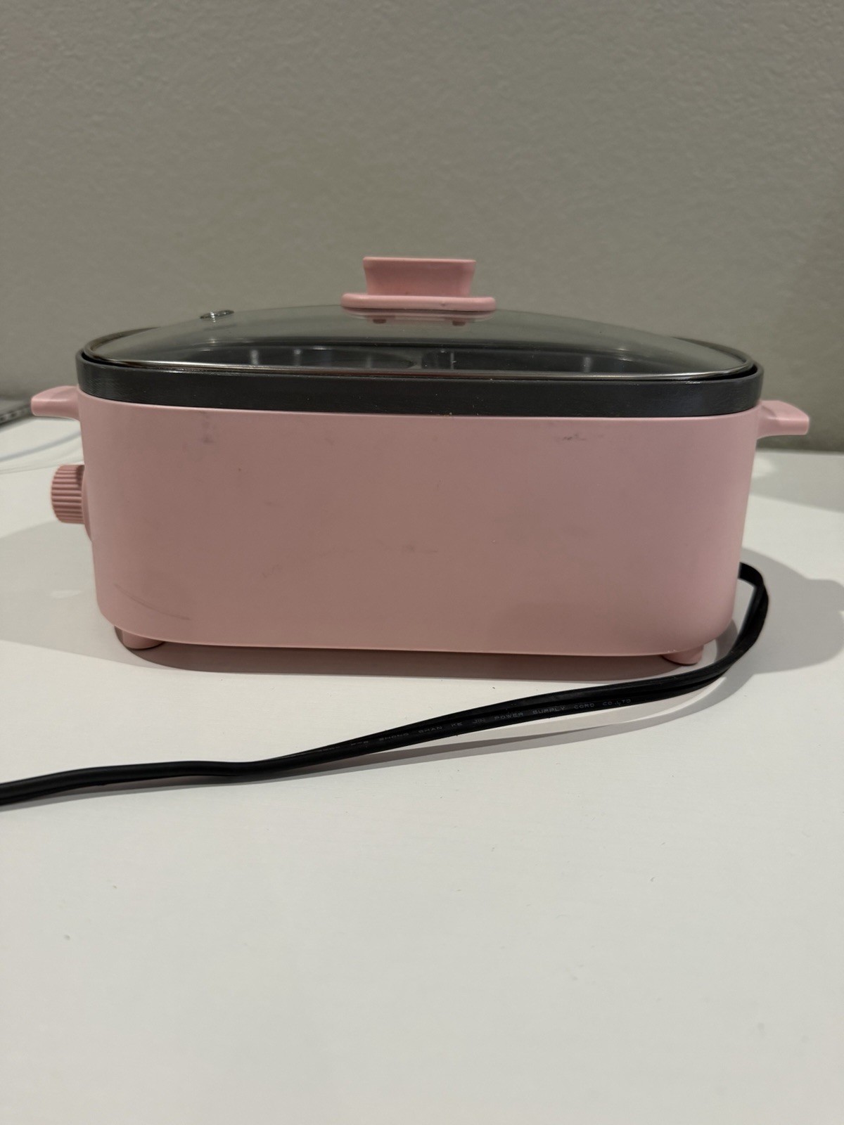 GreenLife 3-in-1 Breakfast Maker Station Nonstick Dual Griddle 2-Slice, Pink