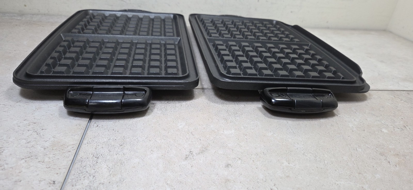 George Foreman EVOLVE Grill Non-Stick Waffle Set TSK-2610 #1#3 Lower & Upper OEM
