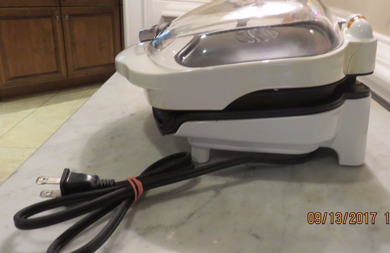 George Foreman Lean Mean Fat Reducing Grilling Machine w/Bun Warmer #GR10ABW
