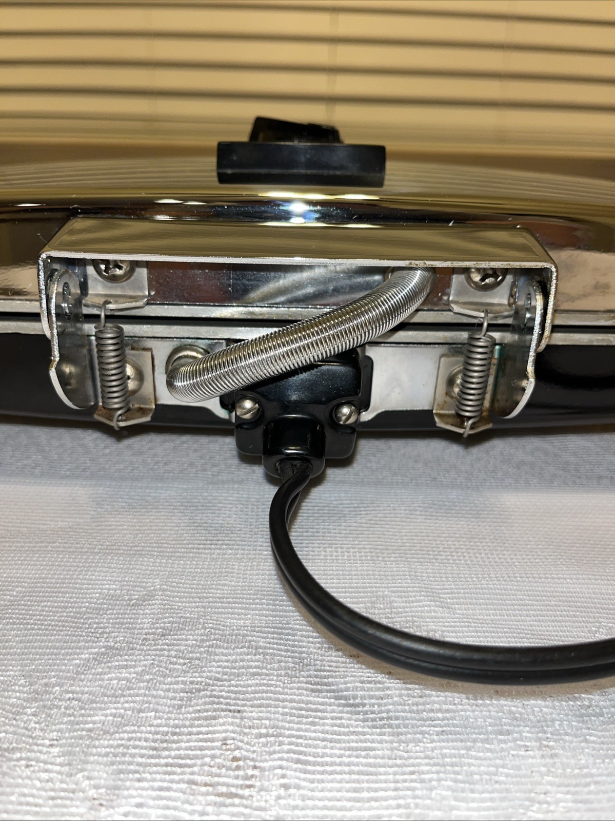 Vintage Sunbeam Party Grill Chrome Sandwich Maker Press 870 Electric TESTED WRKS