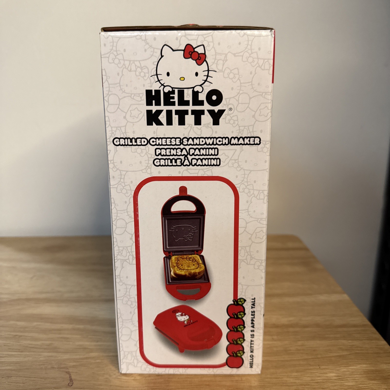 Hello Kitty Grilled Cheese Maker Red Sandwich Press Panini Grill NIB