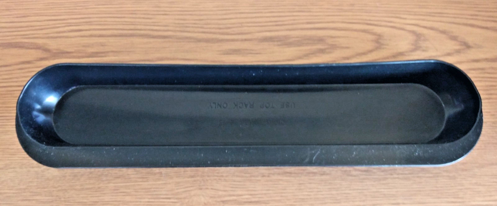 Replacement George Foreman Grill Oval Grease Drip Tray 2609M Black 13 3/4 Inches