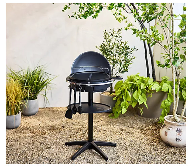 SALE Authentic GreenPan 2-in-1 Indoor Outdoor Electric Grill with Griddle Plate