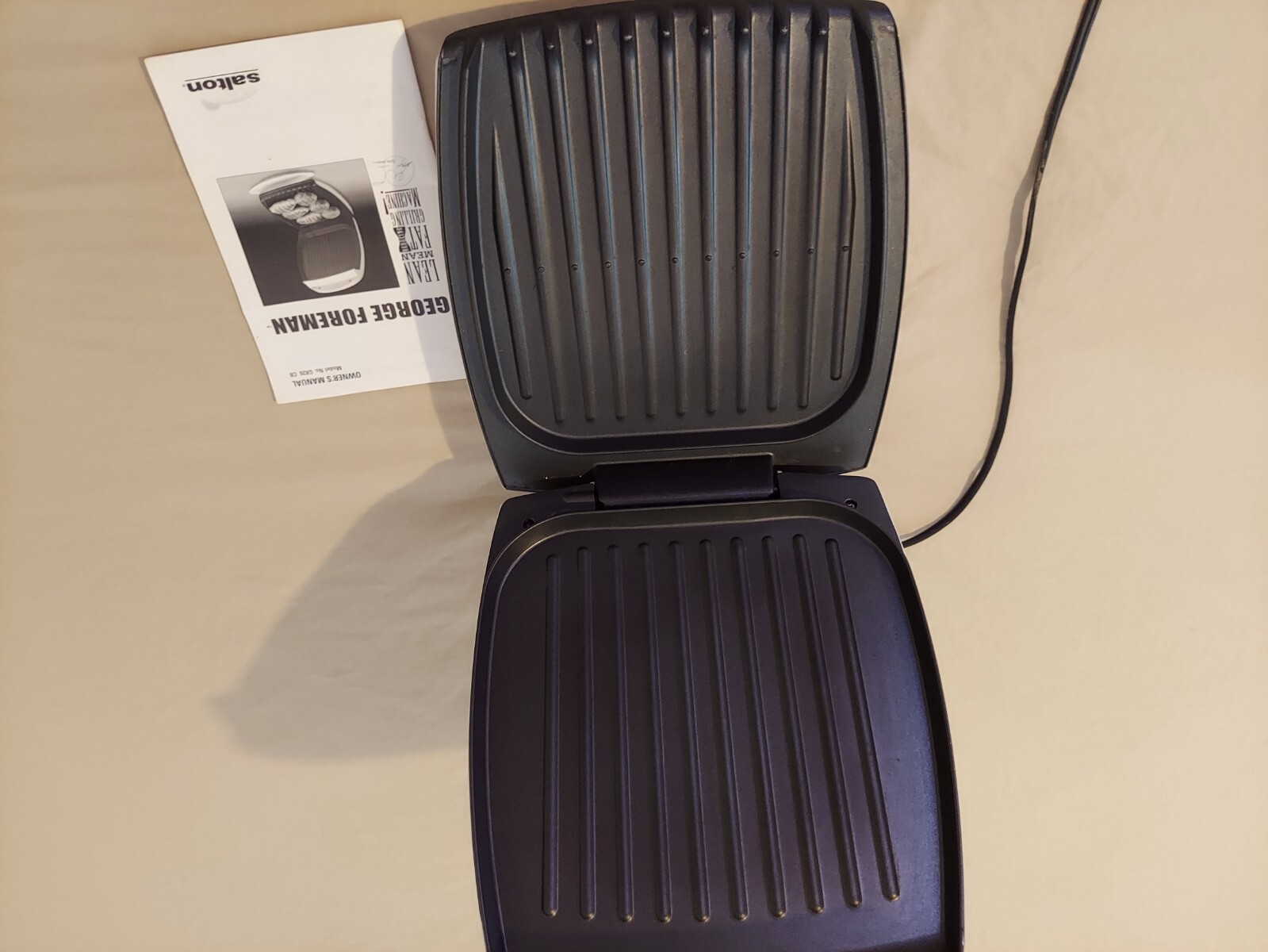 George Foreman Grill White Indoor