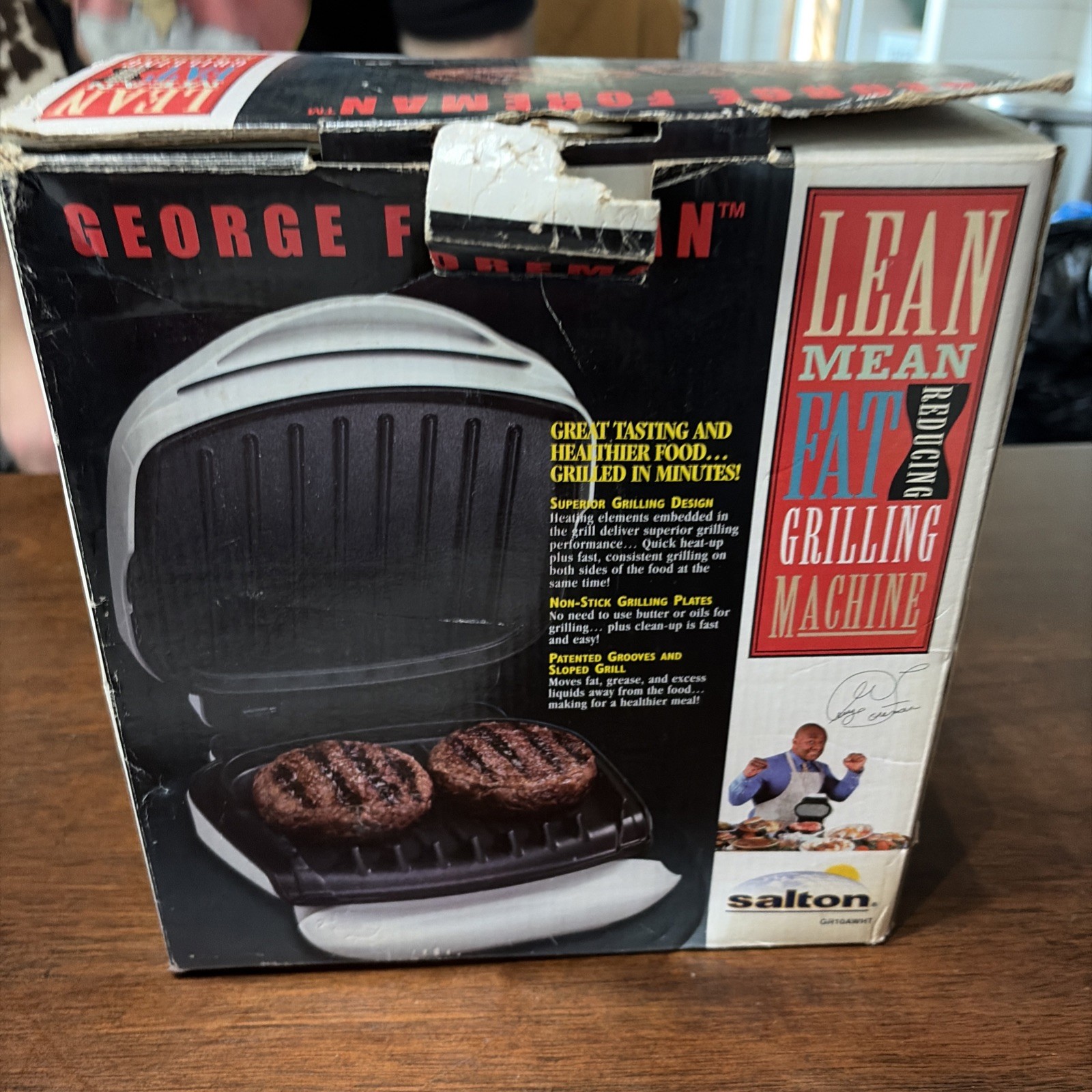 George Foreman Lean Mean Fat Reducing Grilling Machine GR10A White Works