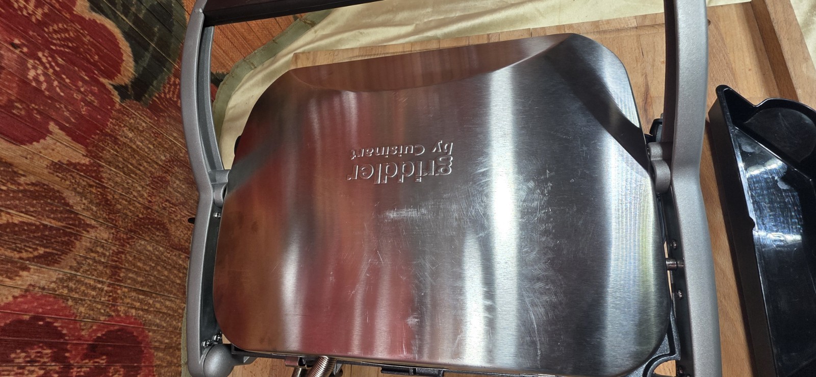 Cuisinart Griddler Indoor Grill Griddle Panini Press 5-in-1 Waffle Plates