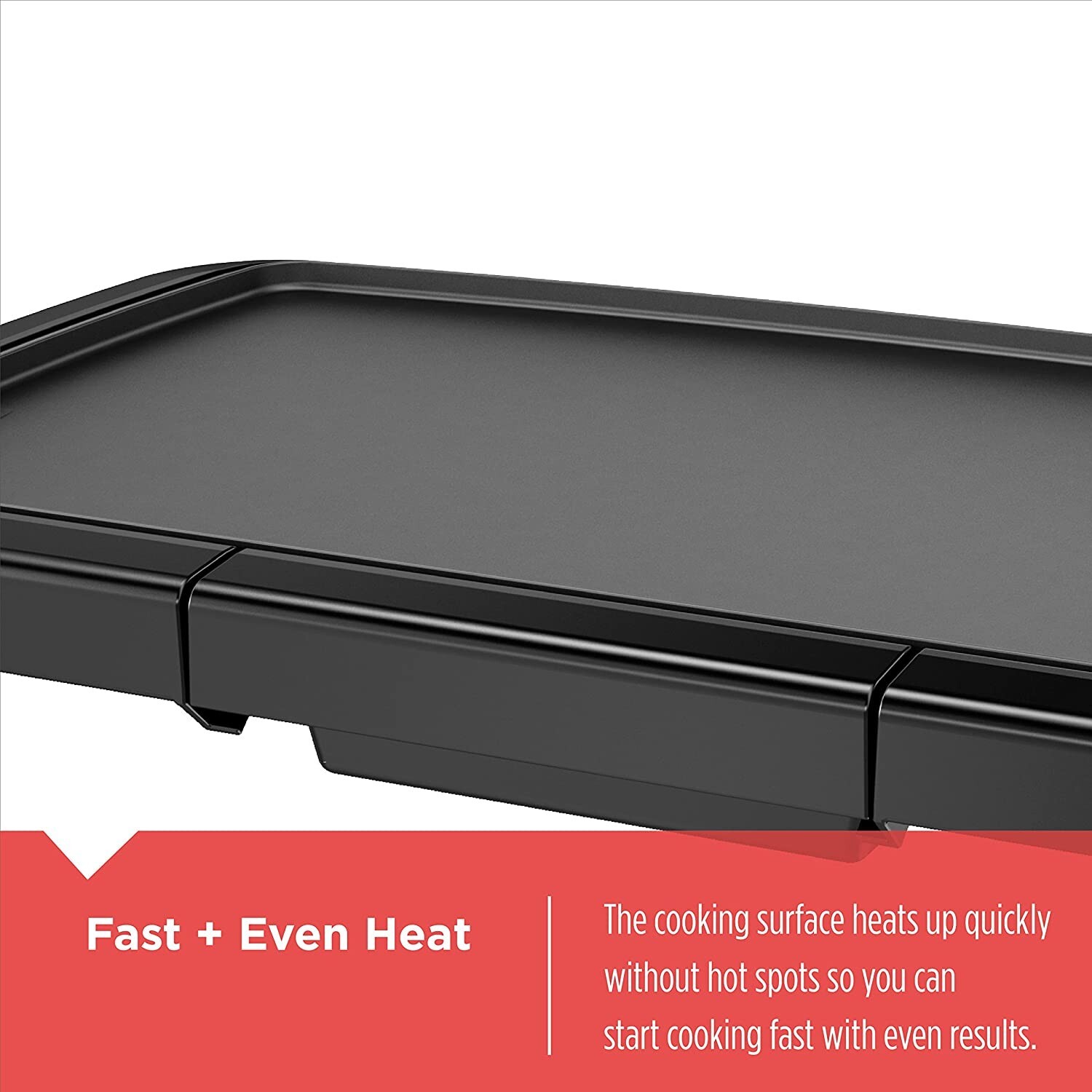 BRAND NEW! BLACK+DECKER GD2011B 8-SERVING FAMILY SIZED ELECTRIC GRIDDLE BLACK
