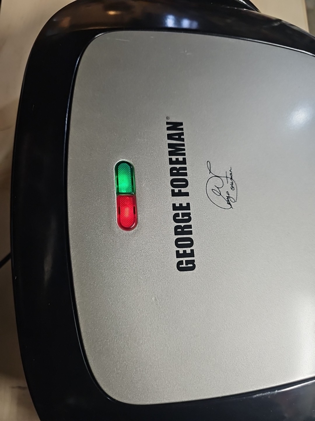 George Foreman Serving Removable Plate Grill Panini Press Platinum GRP472P-1000W