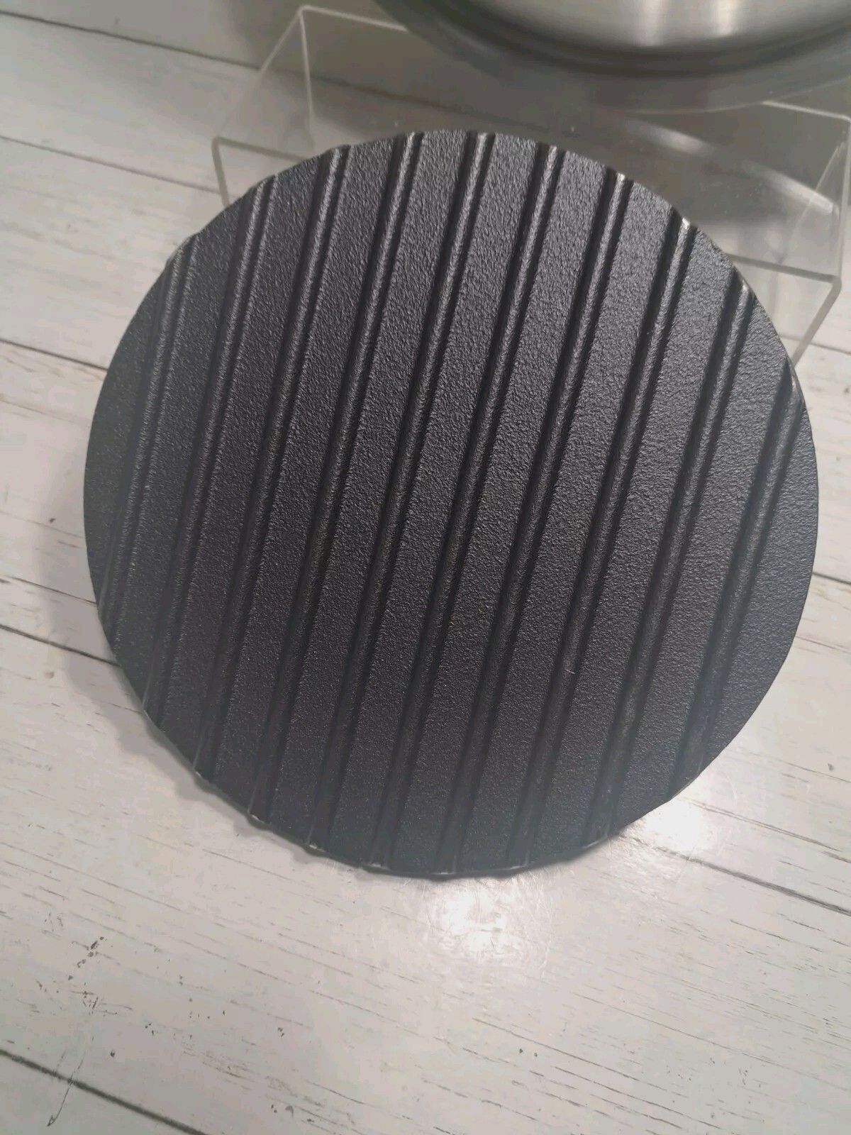 Heavy Duty Round Melting Dome 12 Inch with 7″ Round Cast Iron Grill Burger Bacon