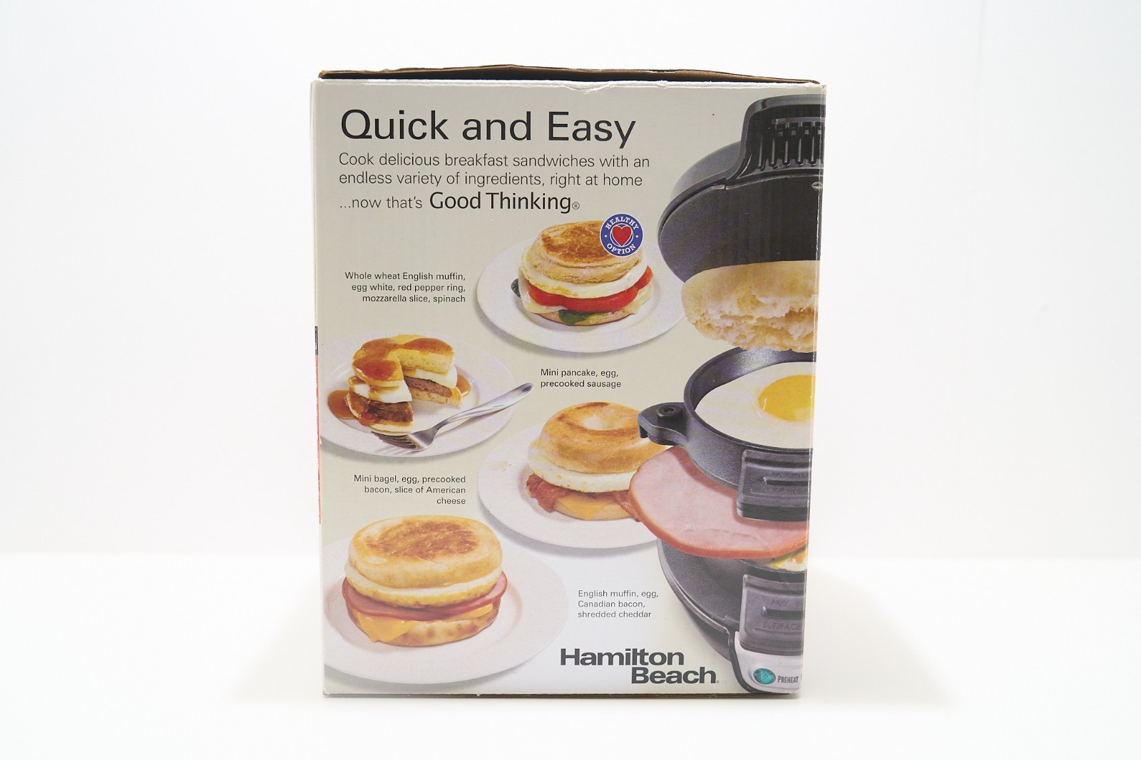 Hamilton Beach Breakfast Sandwich Maker – Black – 25477G