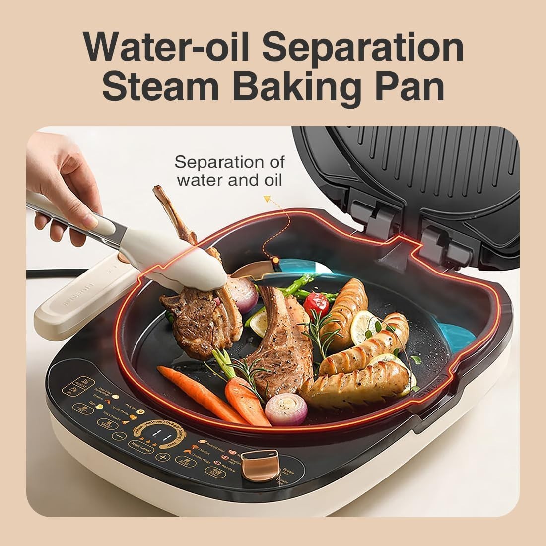 Electric Baking Pan LR-D3027S Removable Electric Griddle for BBQ Bakery Steak