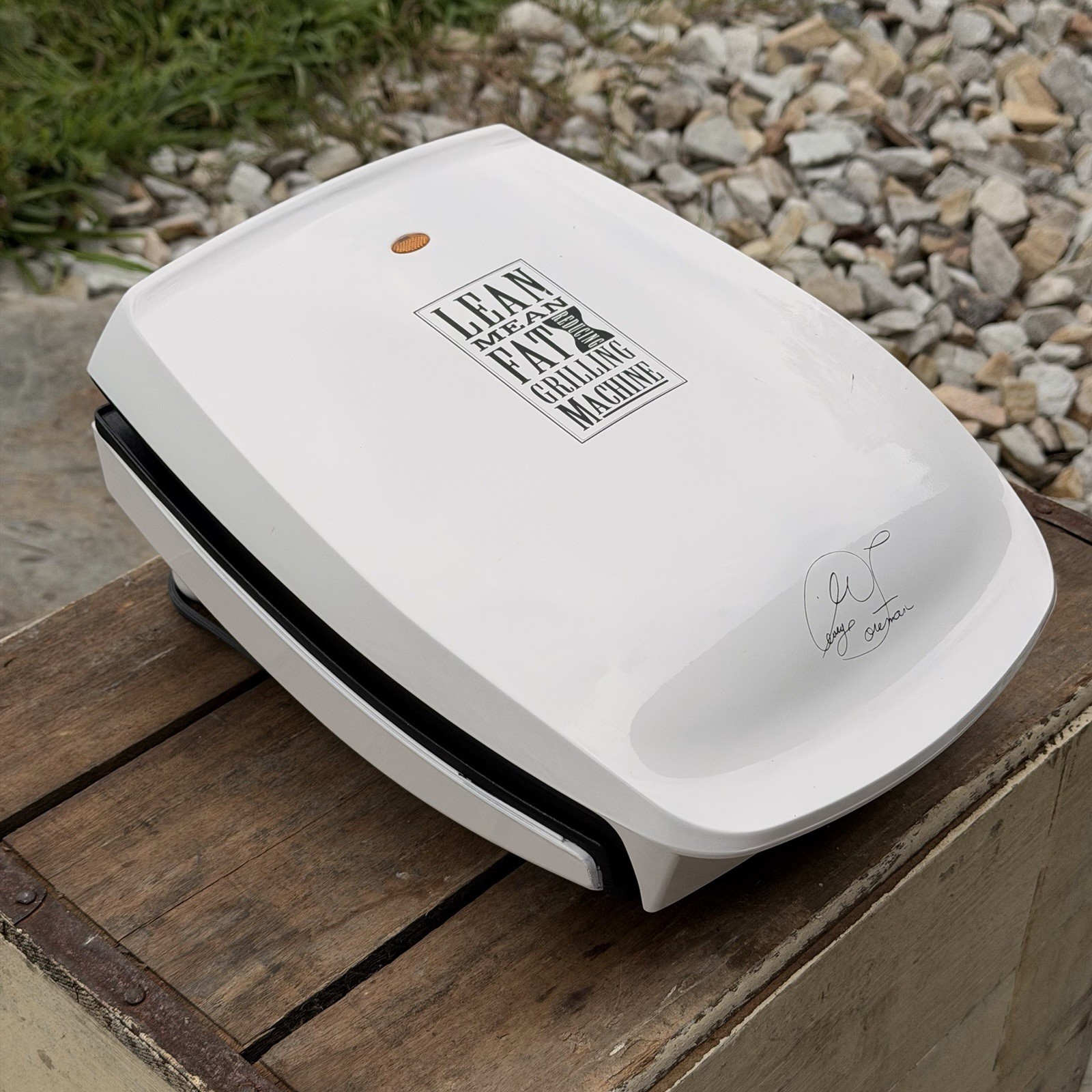 George Foreman Lean Mean Fat Reducing Grilling Machine GR20 Works Tested