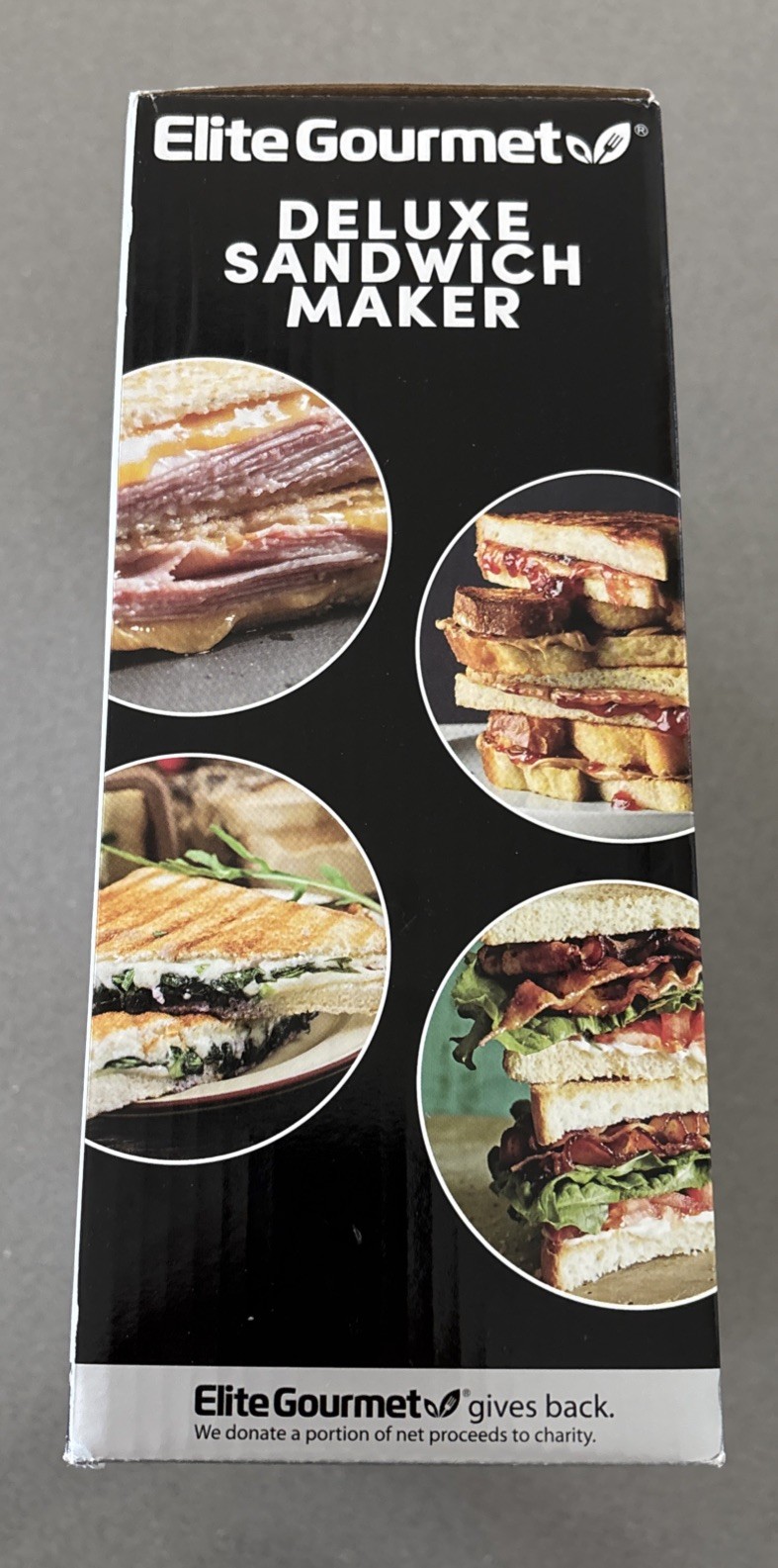 ESM2207SS# Stainless Steel Sandwich Panini Maker Grilled Cheese Machine