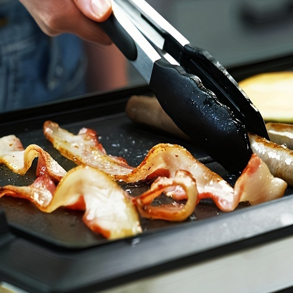 1800W 2-in-1 Electric Smokeless Grill Indoor BBQ Griddle Non-Stick Cooking Plate