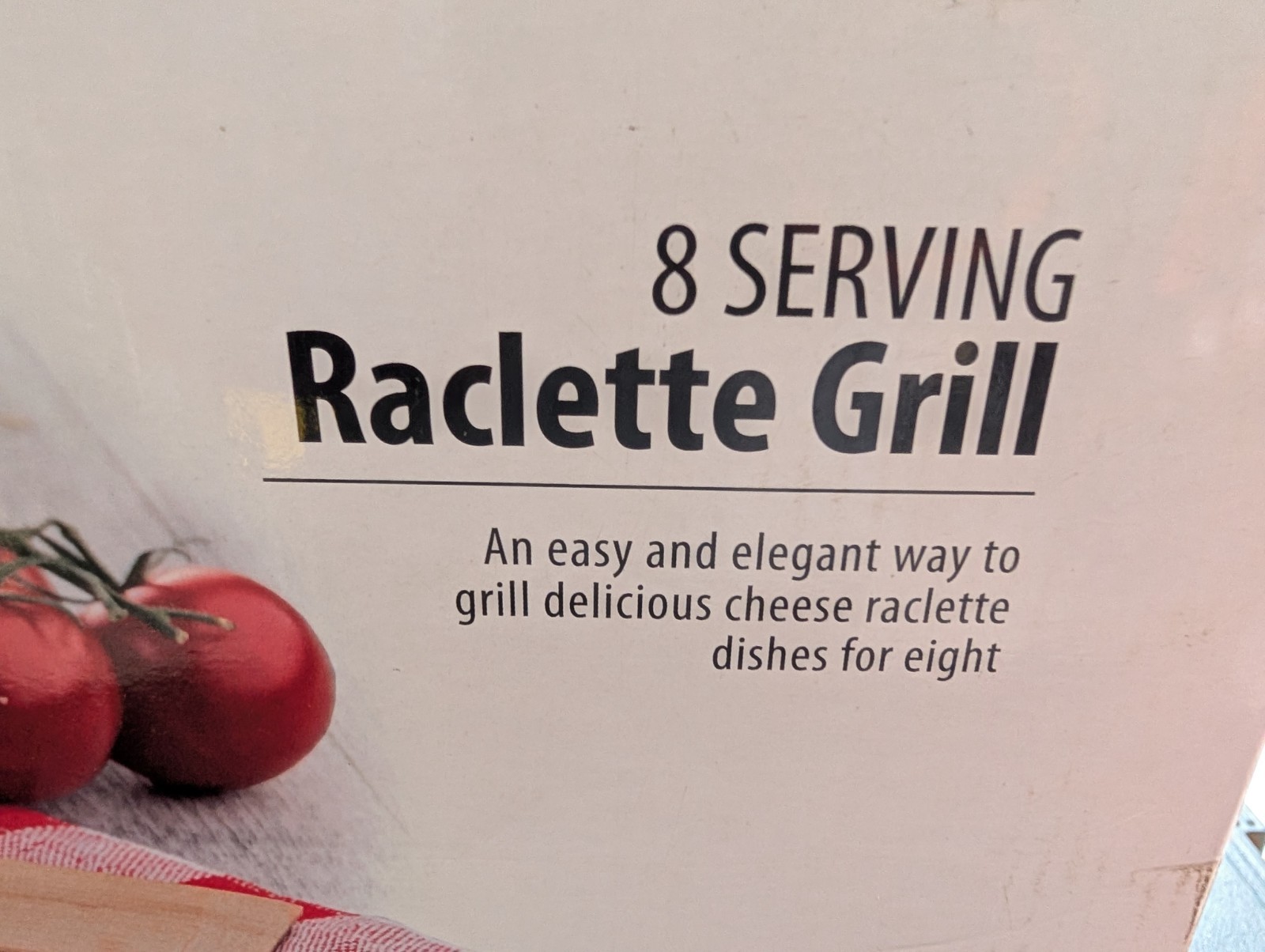 Milliard Raclette Grill for Eight, Includes Granite Cooking Stone MIL-RAC-8-A