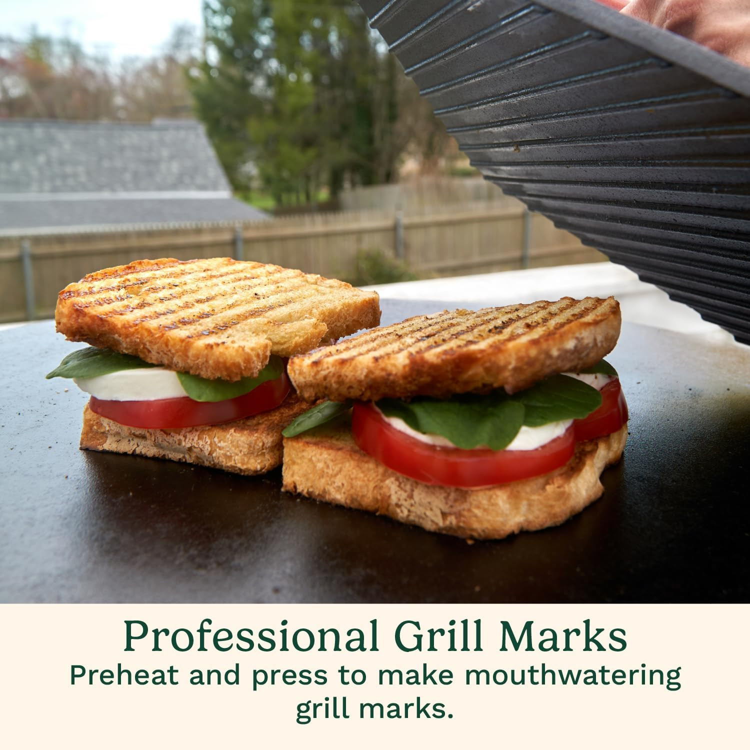 CGPR-223 XL Cast Iron Griddle Press