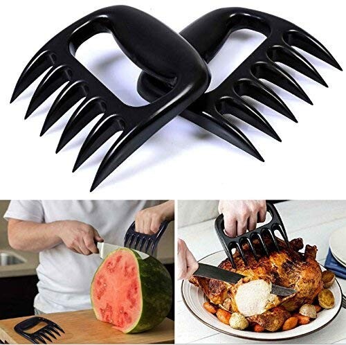 Set of 2 BBQ Meat Shredder Claws Superior Heavy Duty and Heat Resistant Handles