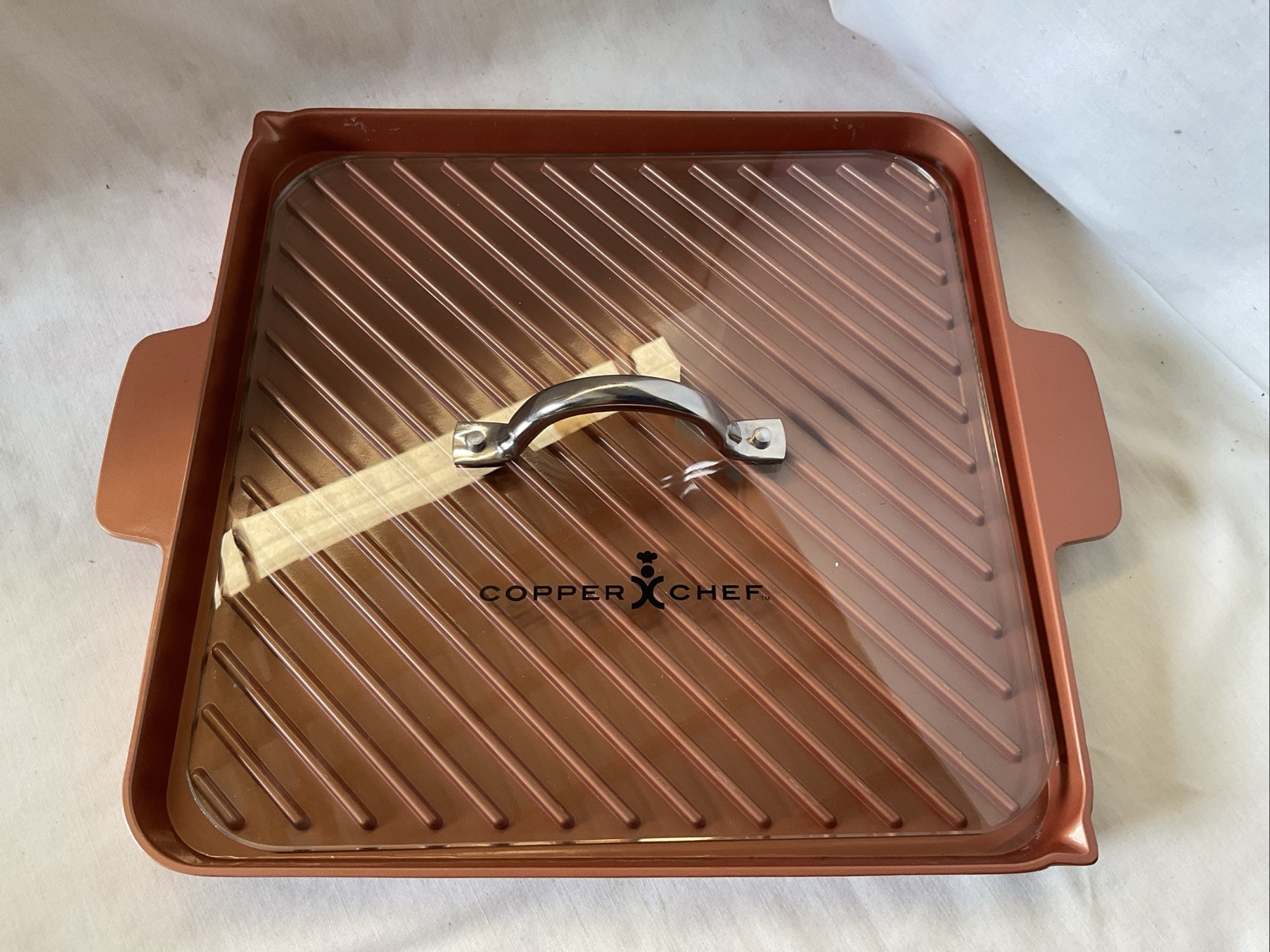 Copper Chef Fry Griddle + Press ST