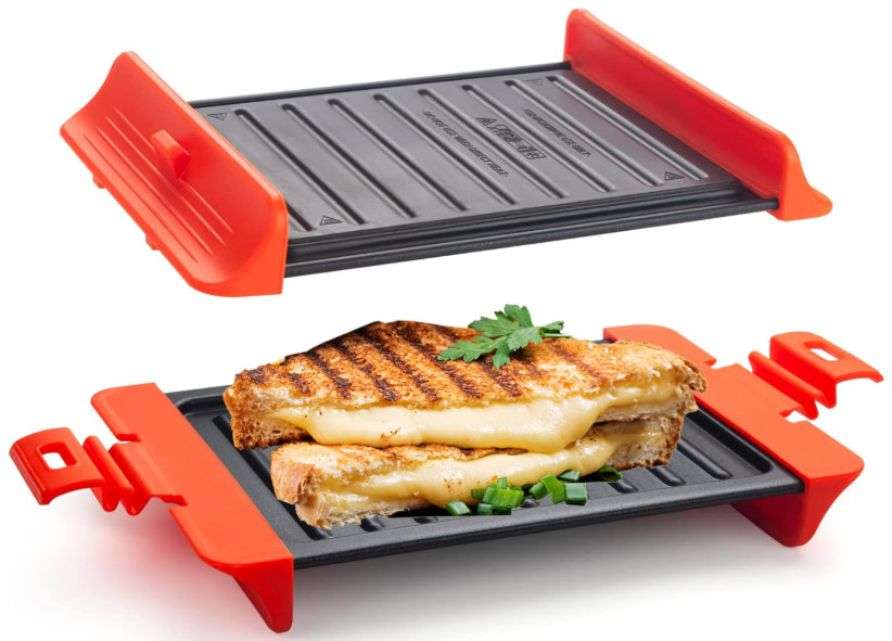 Sandwichera microondas grill rápido antiadherente multifunción