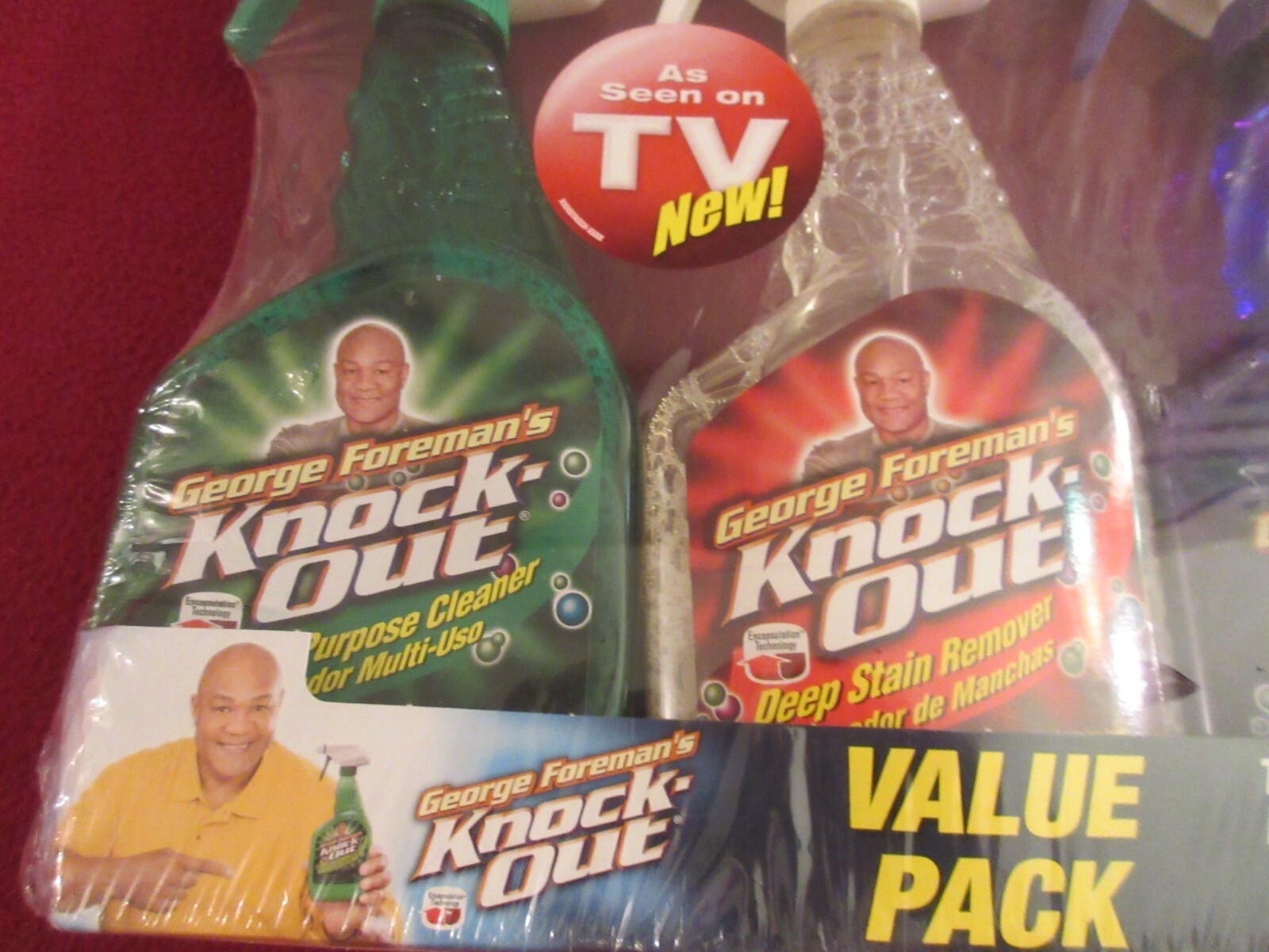 RARE 2004 George Foreman’s KNOCK OUT HOUSEHOLD CLEANING SYSTEM FACTORY SEALED