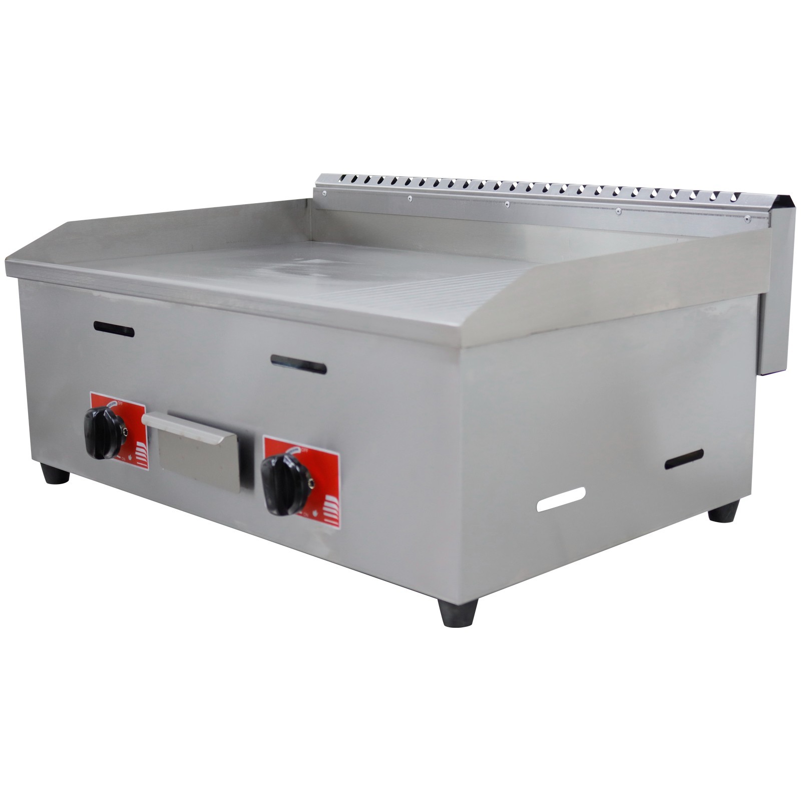 Gas Griddle Flat Top Grill 29*16in Table Bbq Grill Griddle Commercial Home Use