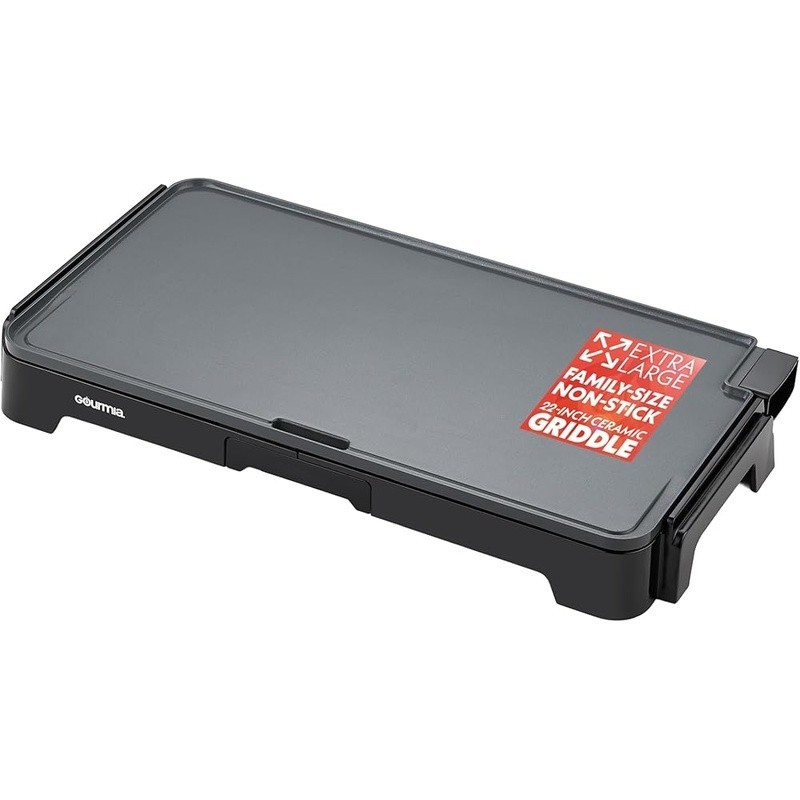 Extra Large Non Stick Electric Griddle 22 Inch Temperature Control Easy Cleanup