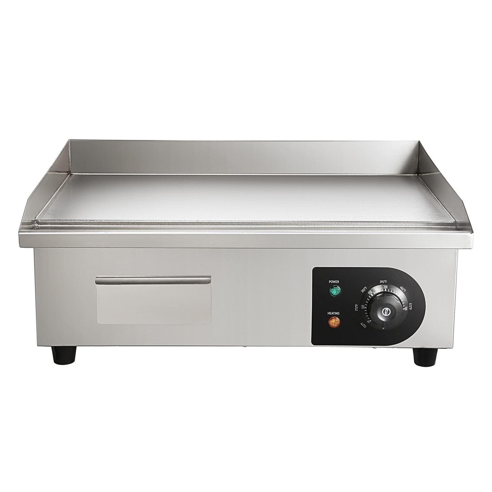 Uimoso Commercial Electric Griddle Countertop Flat Grill 1750W