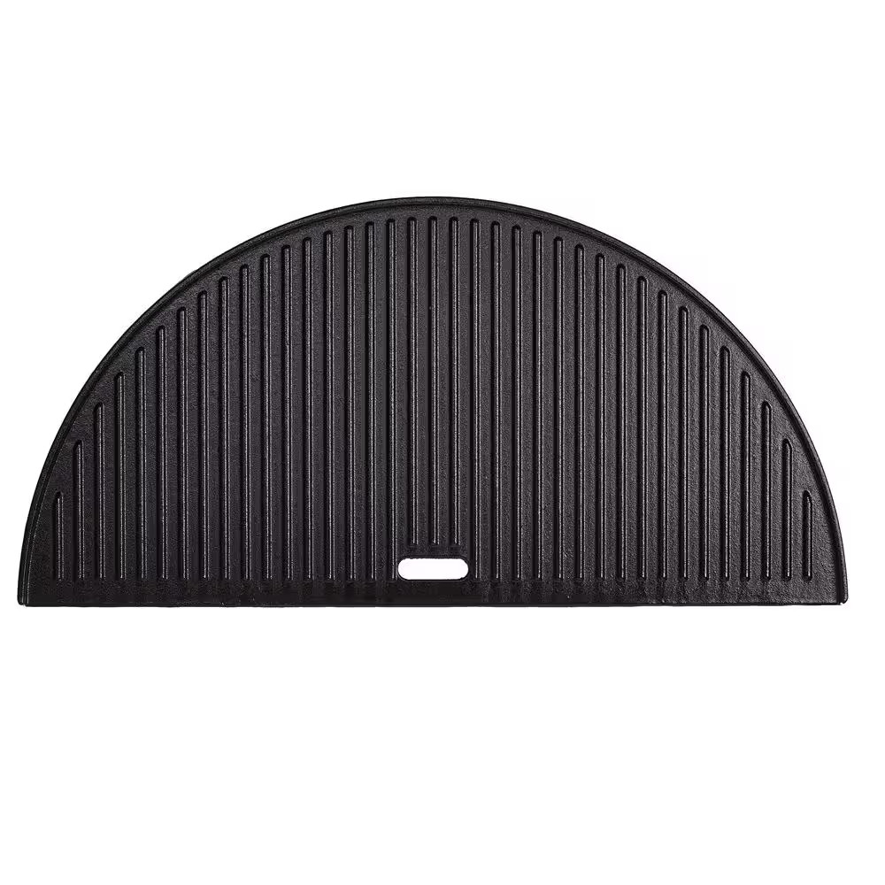 Half Moon Cast Iron Reversible Grill Griddle for 24 In. Big Joe