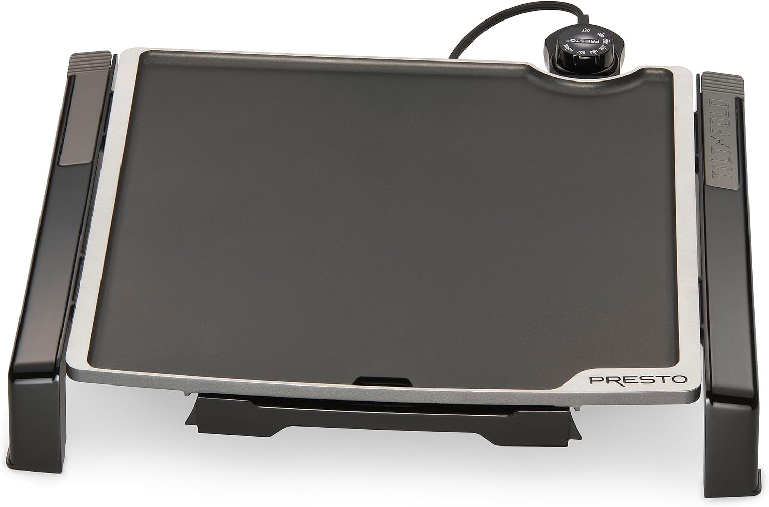 07071 15-inch Electric Tilt-n-fold Griddle Black