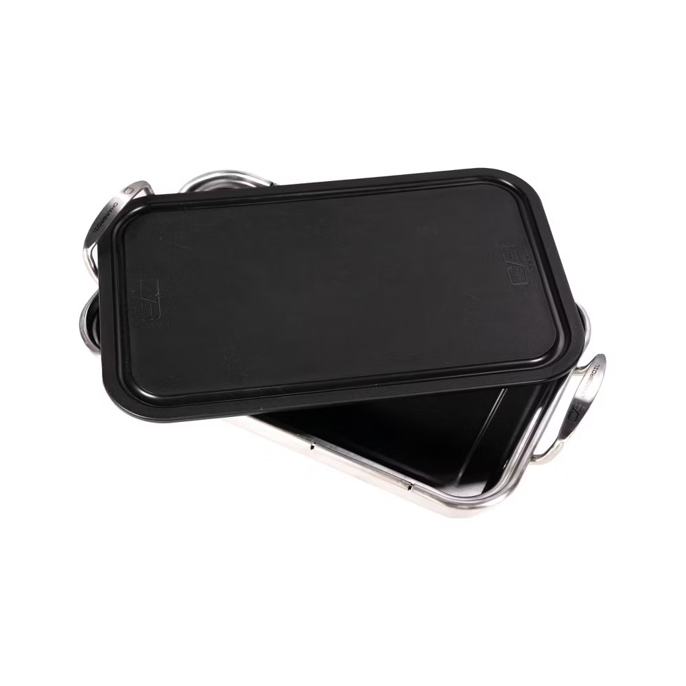 Char-Broil Deep Dish and Cutting Board Stainless Steel Heat Resistance