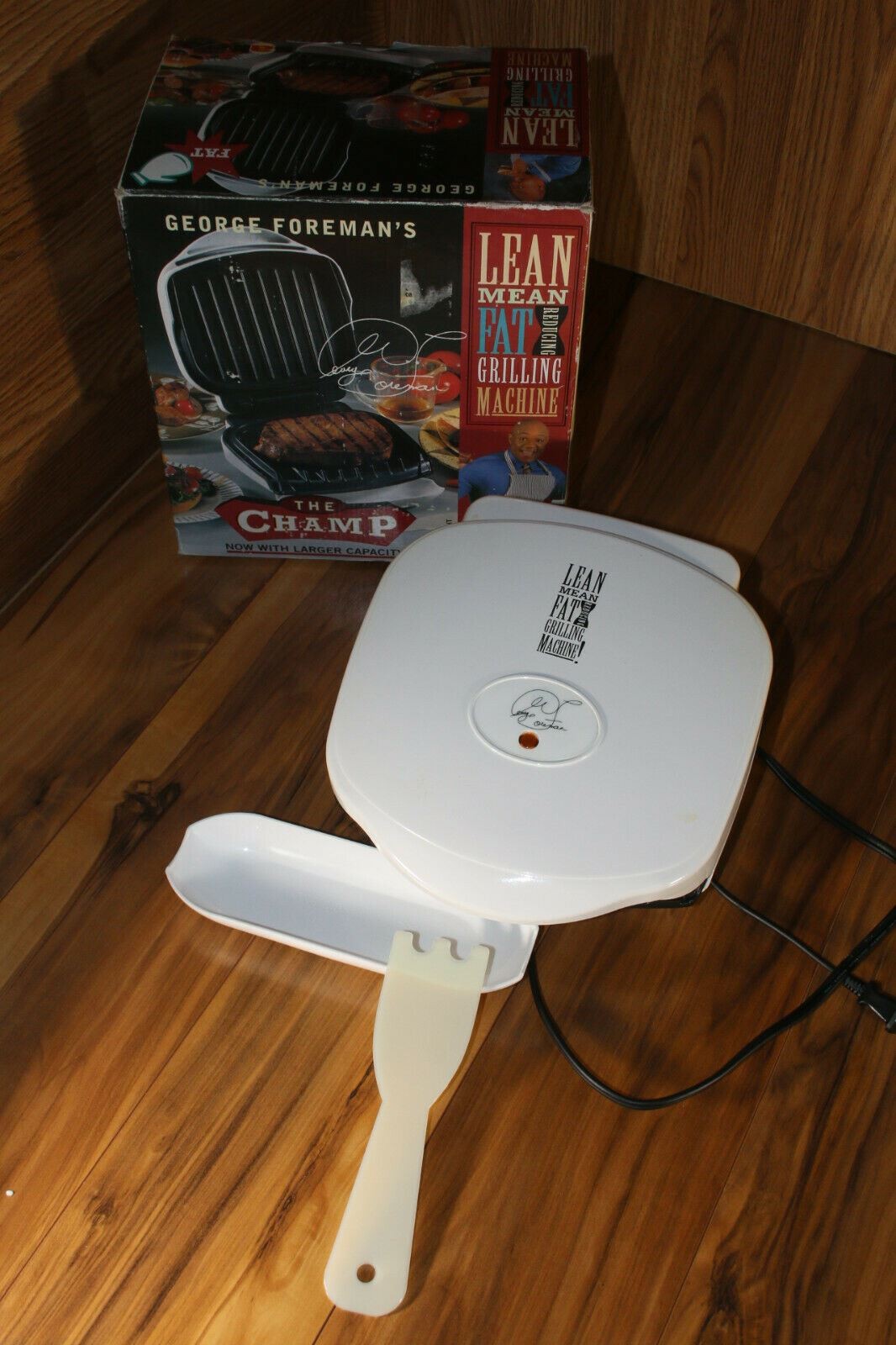 George Foreman Lean Mean Fat Reducing Grilling Machine GR10A White – TESTED