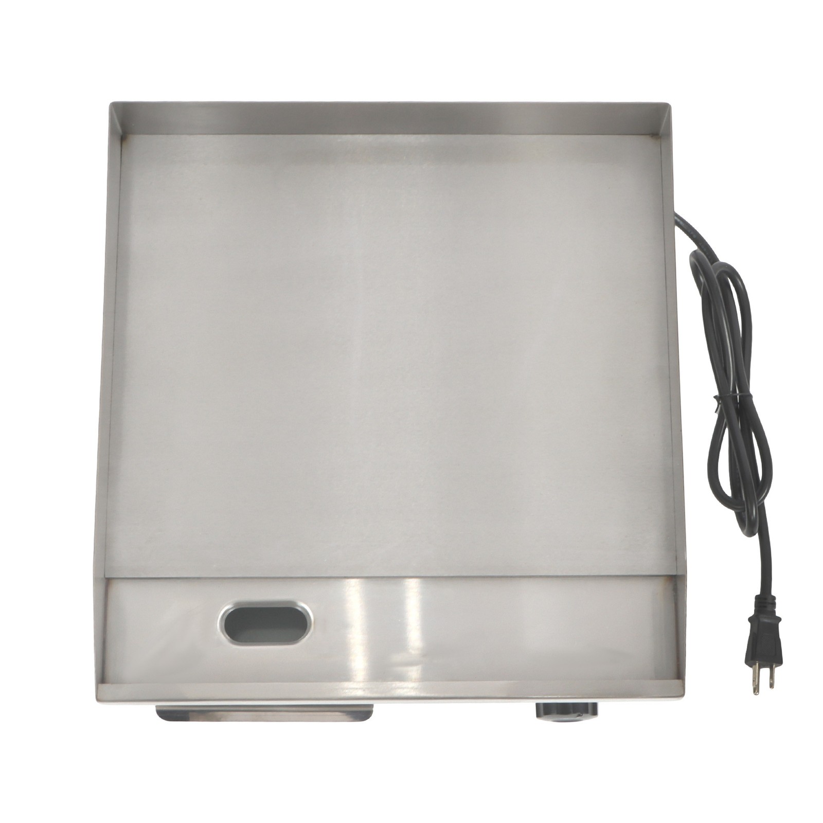 14 Inch Commercial Electric Griddle 1500W 122℉-572℉ Countertop Flat Top Grill