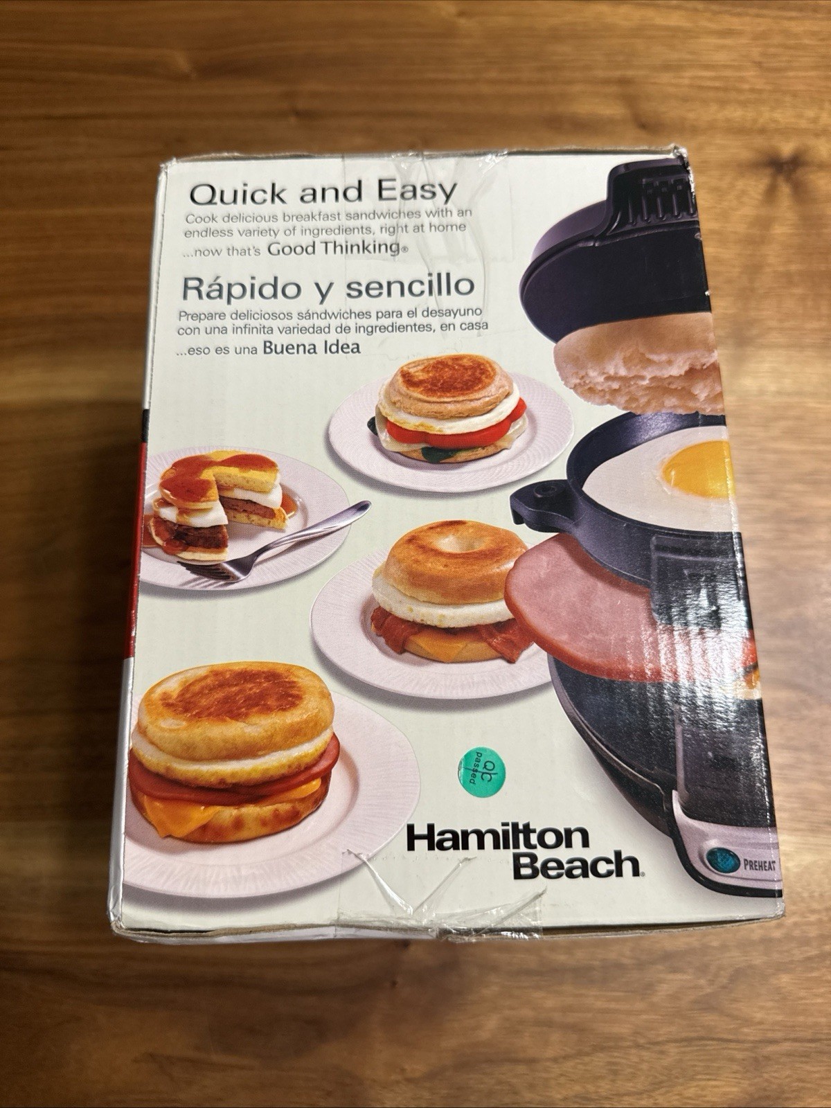Hamilton Beach Breakfast Sandwich Maker – Black – 25477G