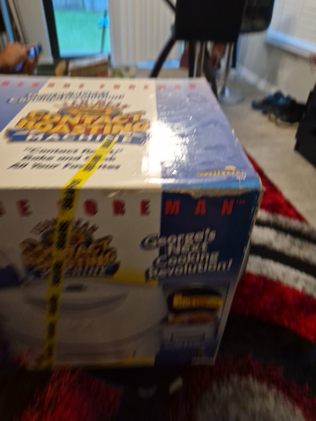 George Foreman Lean Mean Contact Roasting Machine Roaster Model GV5- New*