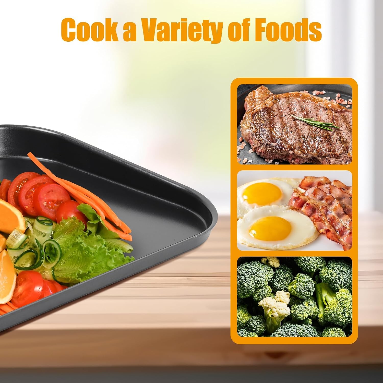 BBQ PLUS Griddle Plate for Ninja Woodfire OG951 OG850 OG952 Grill Accessories